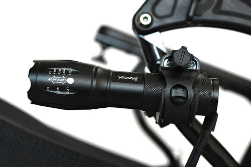 Flashlight and Clamp For Leitner Electric Wheelchairs