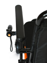 Flashlight and Clamp For Leitner Electric Wheelchairs