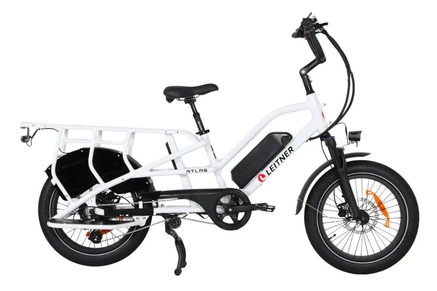 atlas electric bicycle Leitner Atlas 20" Fat Tyre Cargo Electric Bike – Fully Charged
