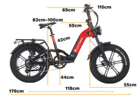 Leitner Torrey  20" Fat Tyre Dual Suspension Electric Bike