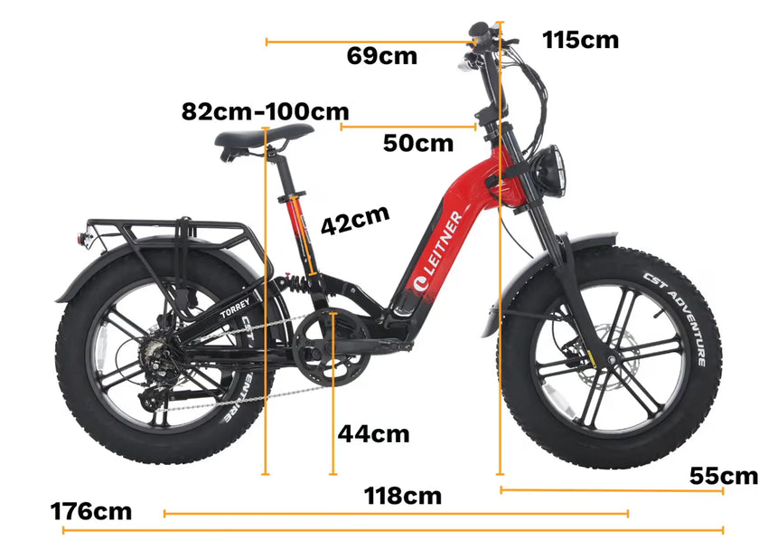 Leitner Torrey  20" Fat Tyre Dual Suspension Electric Bike
