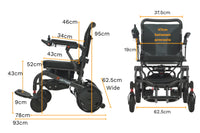 Leitner Hayden Light-Weight Folding Electric Wheelchair