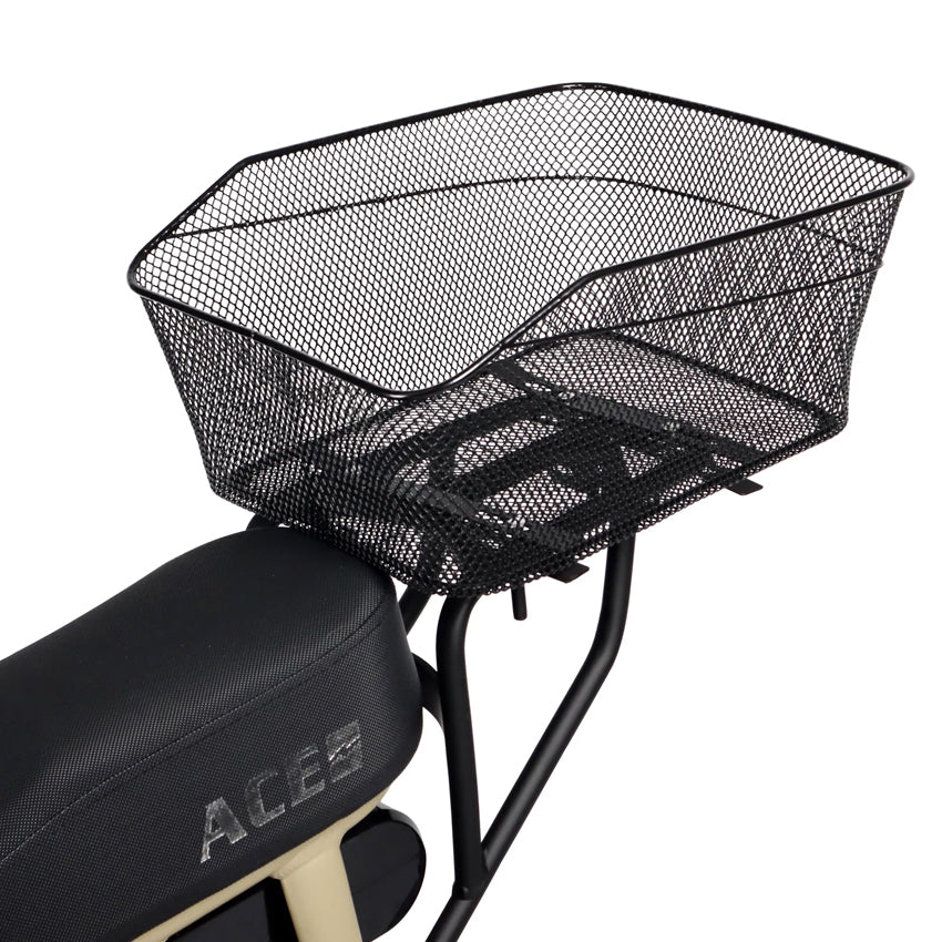 UNIVERSAL WIRE MESH REAR RACK BASKET – Fully Charged